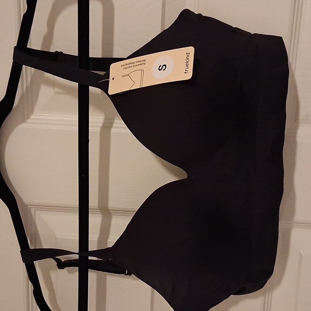 Truekind New Supportive Comfort Wireless Shaping Black Bra